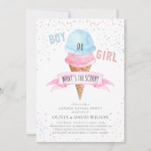 Ice Cream Gender Release Party Kaart (Voorkant)