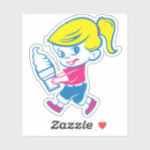 Ice Cream Girl Sticker (Vel)