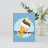 Ice Cream Hallo briefkaart (Staand voorkant)