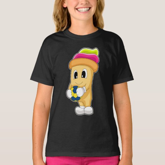 Ice cream Handbal speler Handbal T-shirt (Voorkant)
