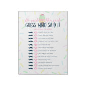 Ice Cream Hij zei dat ze douche spel pack zei Notitieblok (Gedraaid)