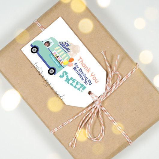 Ice Cream je schreeuwt verjaardag Cadeaulabel