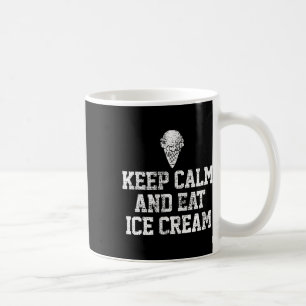 Ice Cream Keep Calm Motivatie Gift Koffiemok