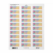 Ice Cream Kone Return Address Label (Full Sheet)