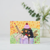 Ice Cream Labradors Briefkaart (Staand voorkant)