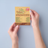 Ice Cream Logo, Ice Cream Parlor Adverteren Flyer (Hand)