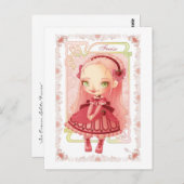 Ice Cream Lolita Fraise Briefkaart (Voorkant / Achterkant)