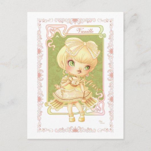 Ice Cream Lolita Vanille Briefkaart (Voorkant)