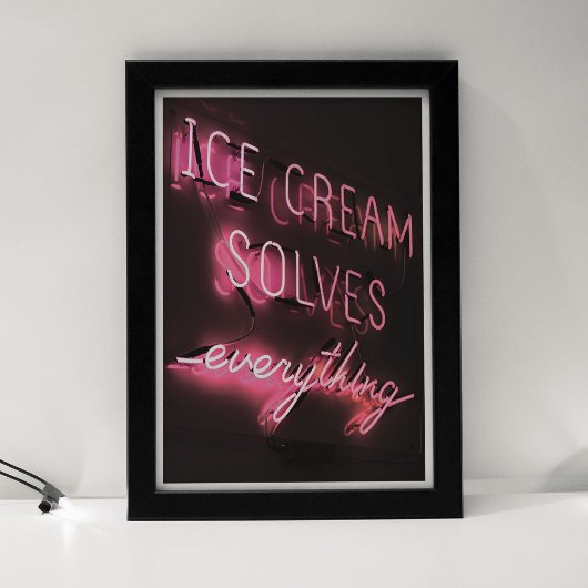 Ice Cream lost alles op Poster