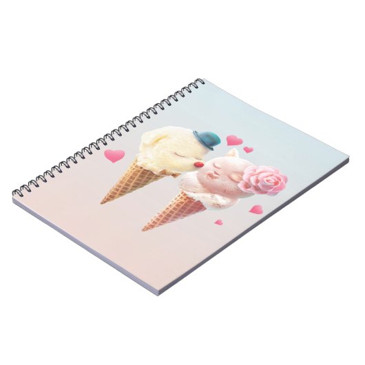 Ice Cream Love Notebook Notitieboek (Linkerzijde)