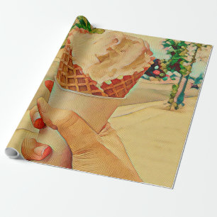 Ice cream lover gift cadeaupapier