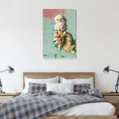Ice cream lover gift canvas afdruk (Insitu (Slaapkamer))