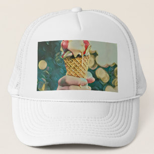 Ice cream lover gift trucker pet