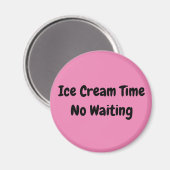 Ice Cream Lovers Frig Magnet Magneet (Voorkant / Achterkant)