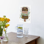 Ice Cream maakt alles beter - Lettering Folie Afdrukken (Laag (Keuken))