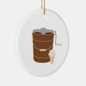 Ice Cream Maker Keramisch Ornament (Rechts)