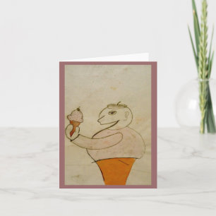 Ice Cream Man Note-kaart, van Brad Hines Kaart