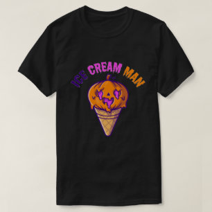 Ice Cream Man Scary Halloween Costume T-shirt