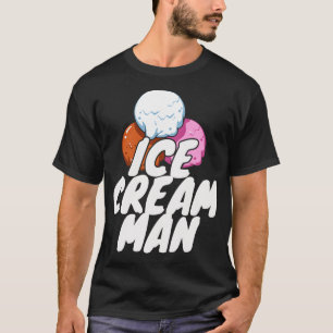 Ice Cream Man vrachtwagenchauffeur T-shirt