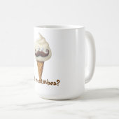 Ice Cream met Mustaches Koffiemok (Voorkant rechts)