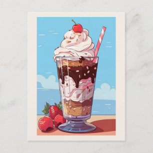 Ice Cream Milkshake Briefkaart