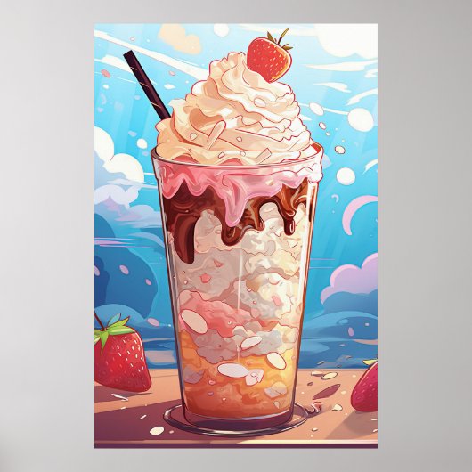 Ice Cream Milkshake Poster (Voorkant)