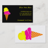 Ice Cream, Miss Vera Nice, Visitekaartje (Voorkant / Achterkant)