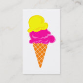 Ice Cream, Miss Vera Nice, Visitekaartje (Achterkant)