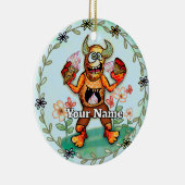 Ice Cream Monster Keramisch Ornament (Rechts)