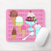 Ice Cream Mousepad Muismat (Met muis)