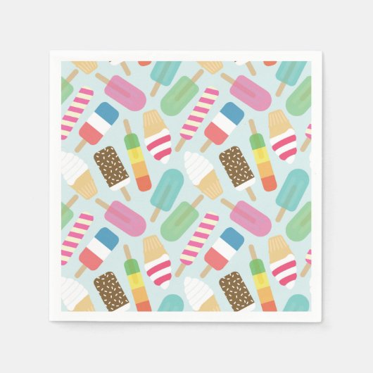 Ice Cream Napkins Servet (Voorkant)