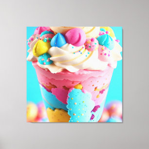 Ice Cream One Canvas Afdruk