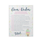 Ice Cream Over of Onder Douche Game Pack Notitieblok (Gedraaid)