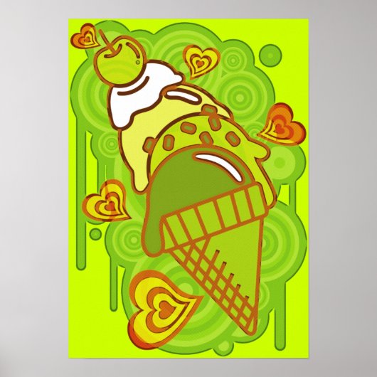 Ice_Cream_Paint Poster (Voorkant)
