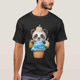 Ice Cream Panda Beer Delicious Teddy Bear Icecream T-shirt