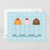 Ice Cream Parlor Briefkaart (Voorkant / Achterkant)