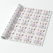 Ice Cream Parlor Dream Cadeaupapier (Uitgerold)
