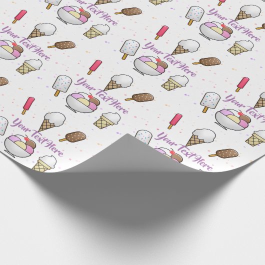 Ice Cream Parlor Dream Cadeaupapier (Hoek)