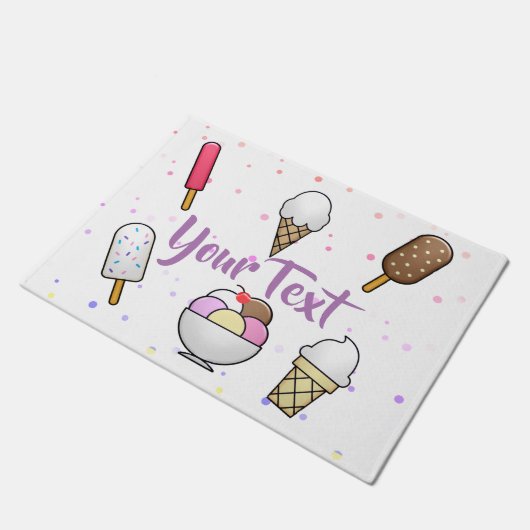 Ice Cream Parlor Dream Deurmat (Schuin)