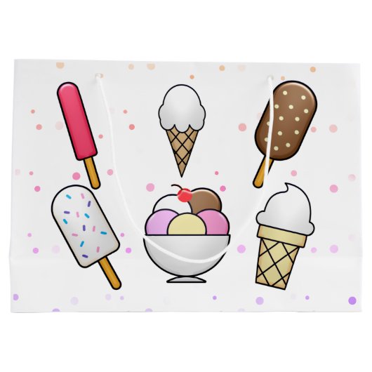 Ice Cream Parlor Dream Groot Cadeauzakje (Achterkant)