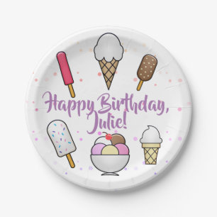 Ice Cream Parlor Dream Papieren Bordje