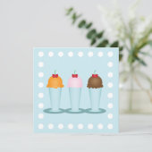 Ice Cream Parlor Kaart (Staand voorkant)