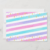 Ice Cream Party Birthday Dank je kaarten (Achterkant)