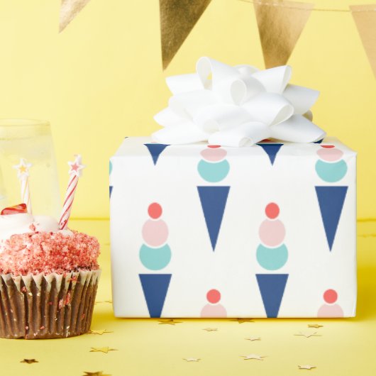 Ice Cream Party Cadeaupapier (Verjaardagsfeest)