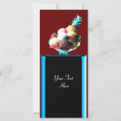 ICE CREAM PARTY - DESERT SHOP, blauw rood zwart (Achterkant)