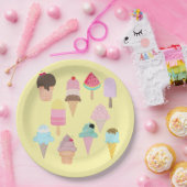 Ice Cream Party Papieren Bordje (Feest)