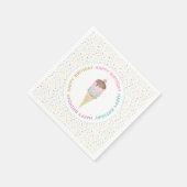 Ice Cream Party servetten (Hoek)