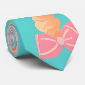 Ice Cream Pastel Kleurrijk Gepersonaliseerd Patroo Stropdas (Opgerold)