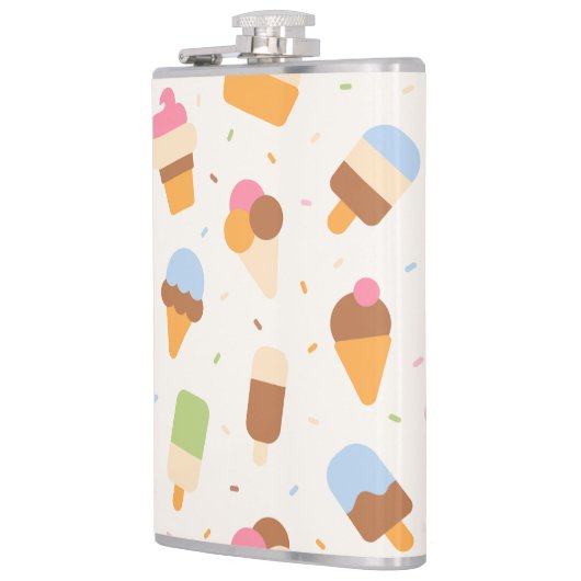 Ice Cream Pattern, Ice Cream Cone, Ice Popsicle Heupfles (Links)
