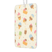 Ice Cream Pattern, Ice Cream Cone, Ice Popsicle Luchtverfrisser (Links)